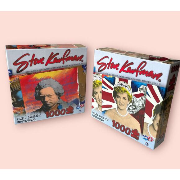 Sure Lox 1000 Piece Jigsaw Puzzle Beethoven & Princess Diana By Kaufman (2) New - Picture 1 of 8